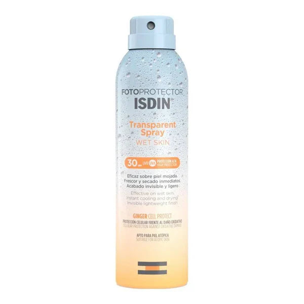 Isdin Fotoprotector Transparent Spray Wet Skin 250 ML