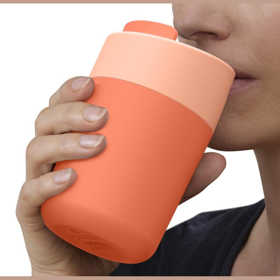 Joseph Joseph Sipp™ Travel Mug with Hygienic Lid 340ml Coral