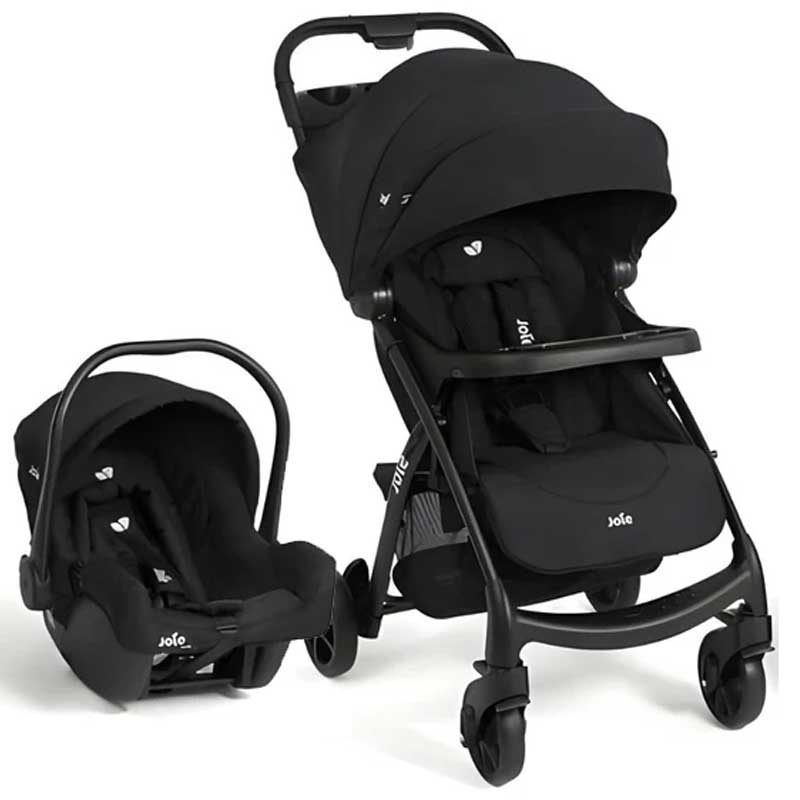 Joie Muze LX travel system ( stroller up to 22 kgs baby weight ) - Raven