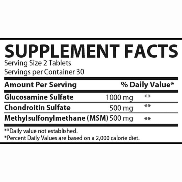 Muscle Rulz, Joint Support Contains MSM, Chondroitin & glucosamine, 60 Tablets