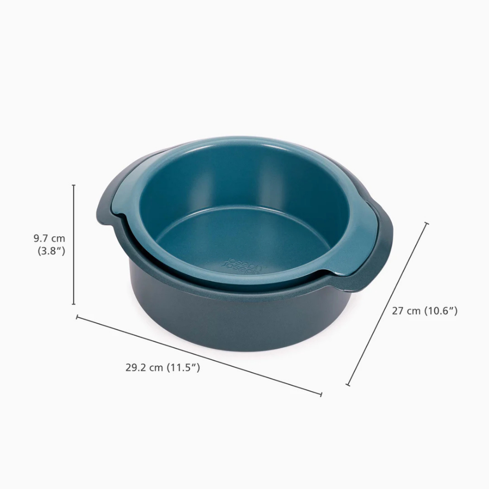 Joseph Joseph Nest Bake Non-Stick 2-piece Round Cake Pan Set