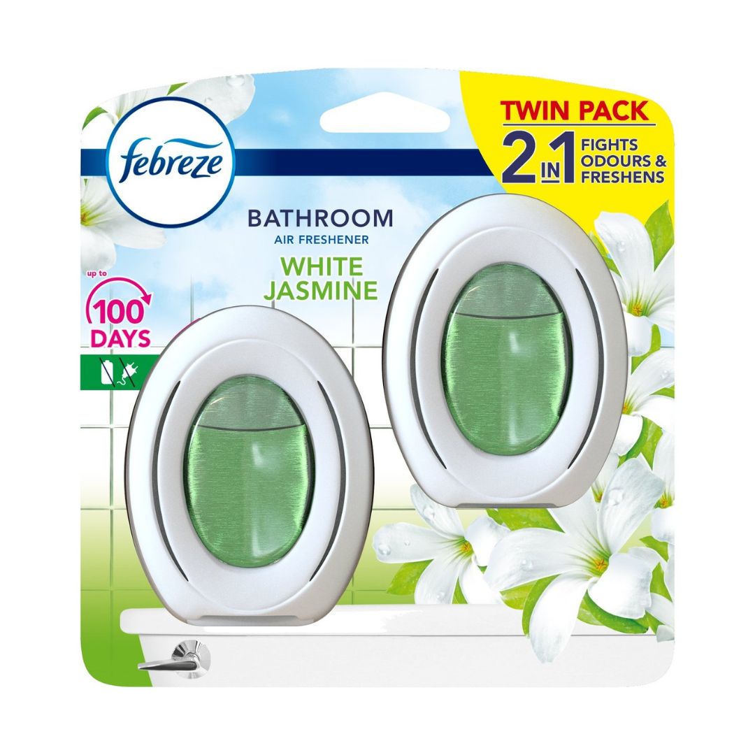 Febreze Bathroom twin Air Freshener White Jasmine - Medaid International
