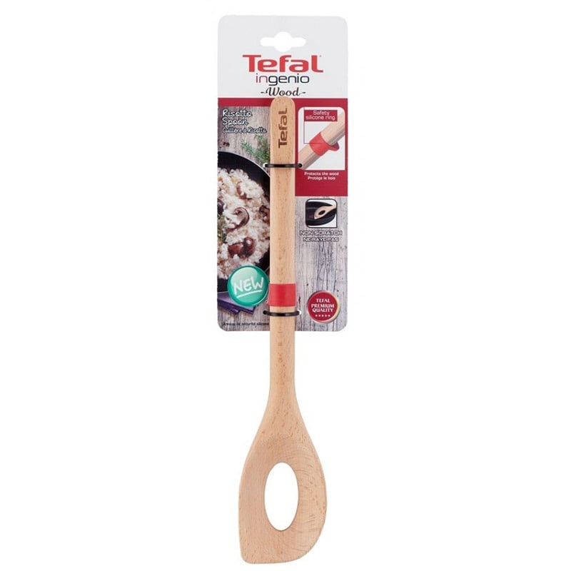 Tefal K2308514 Ingenio Wood Risotto Spoon