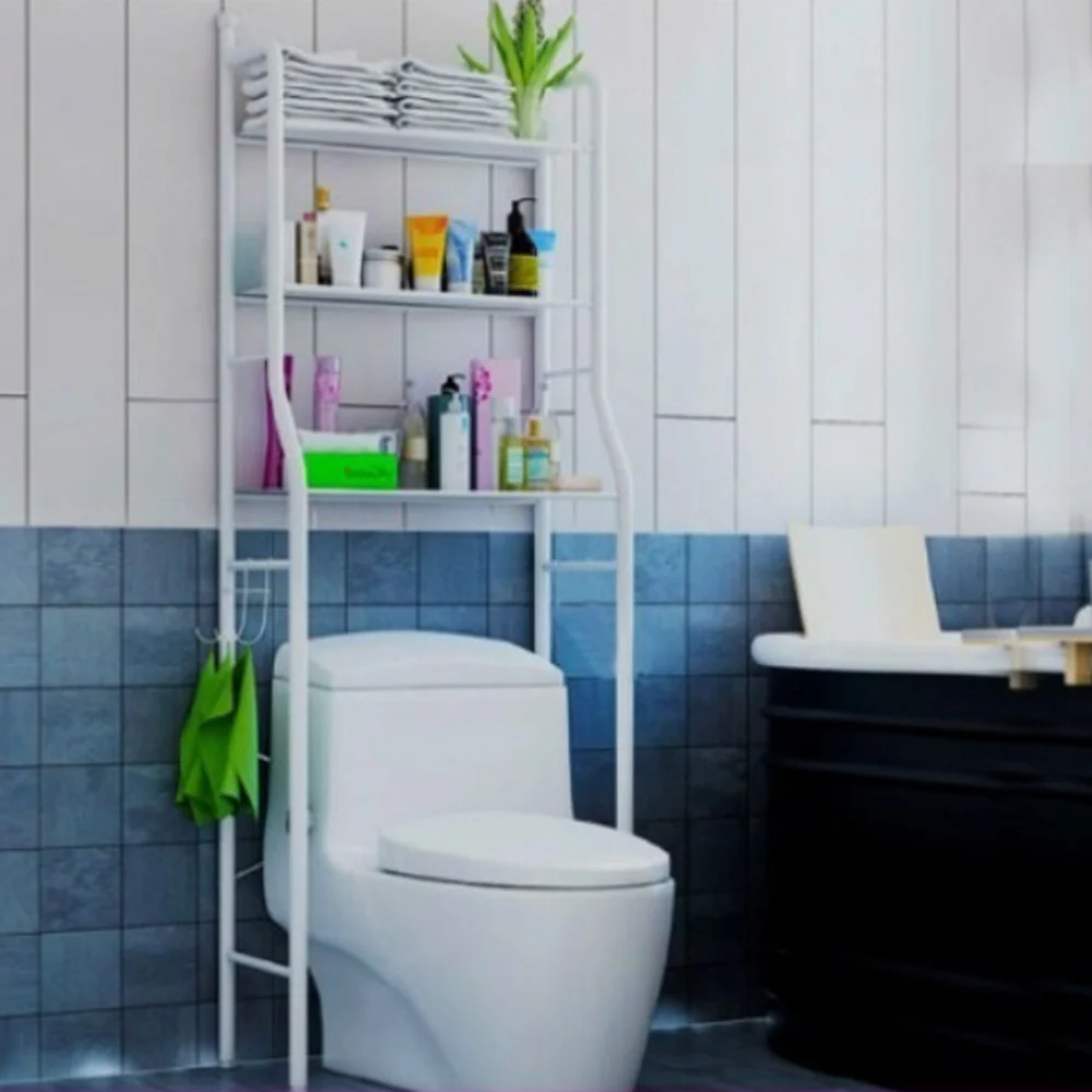Bathroom Toilet Rack 3 Layers Bathroom Organizer Over The Toilet Rack AS-99