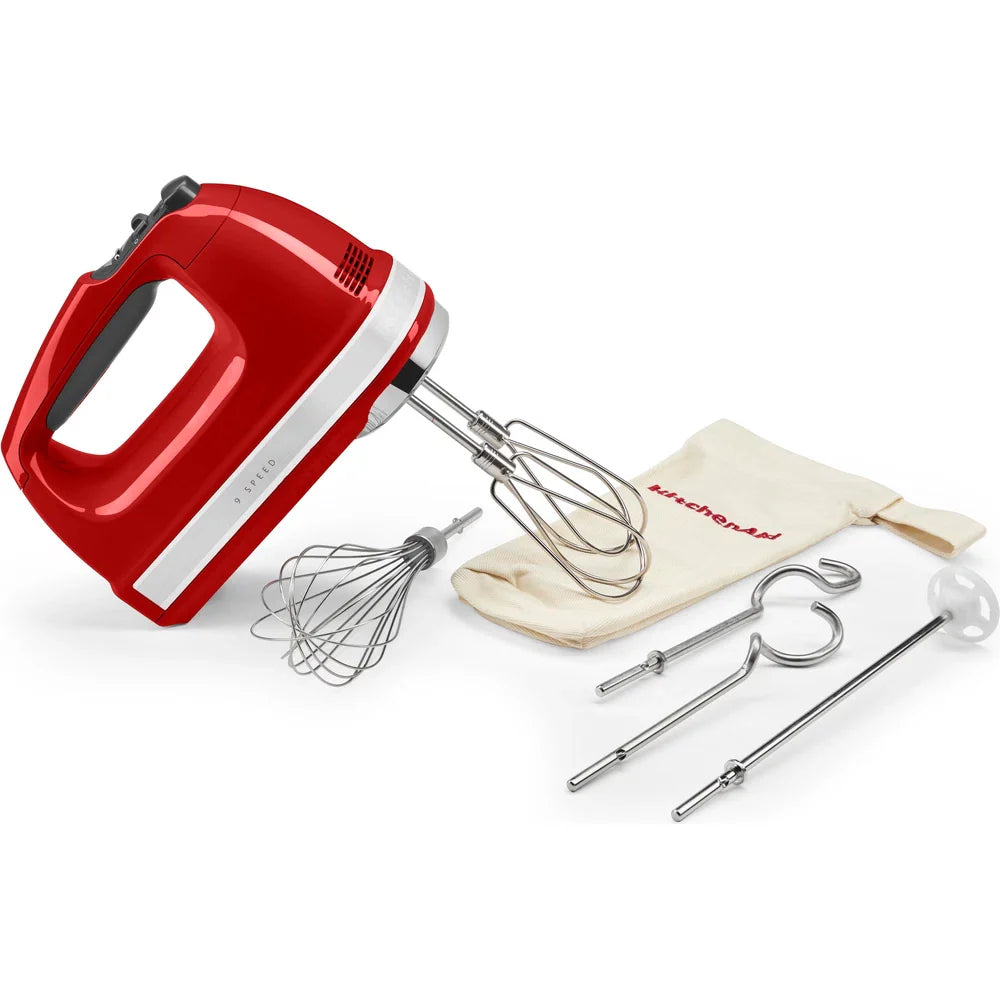 KitchenAid HAND MIXER 9 SPEED - EMPIRE RED