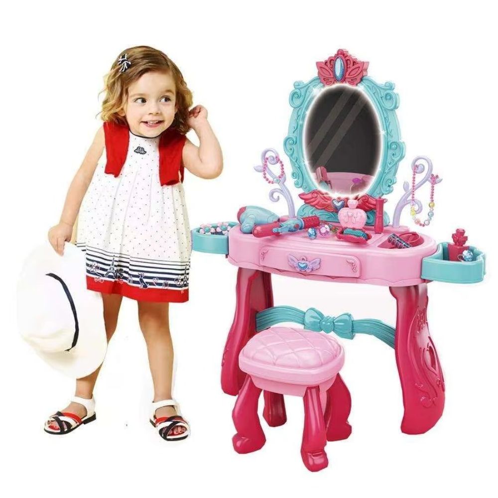 (Net)Table And Chair Makeup Beauty Children Dresser Lebanon
