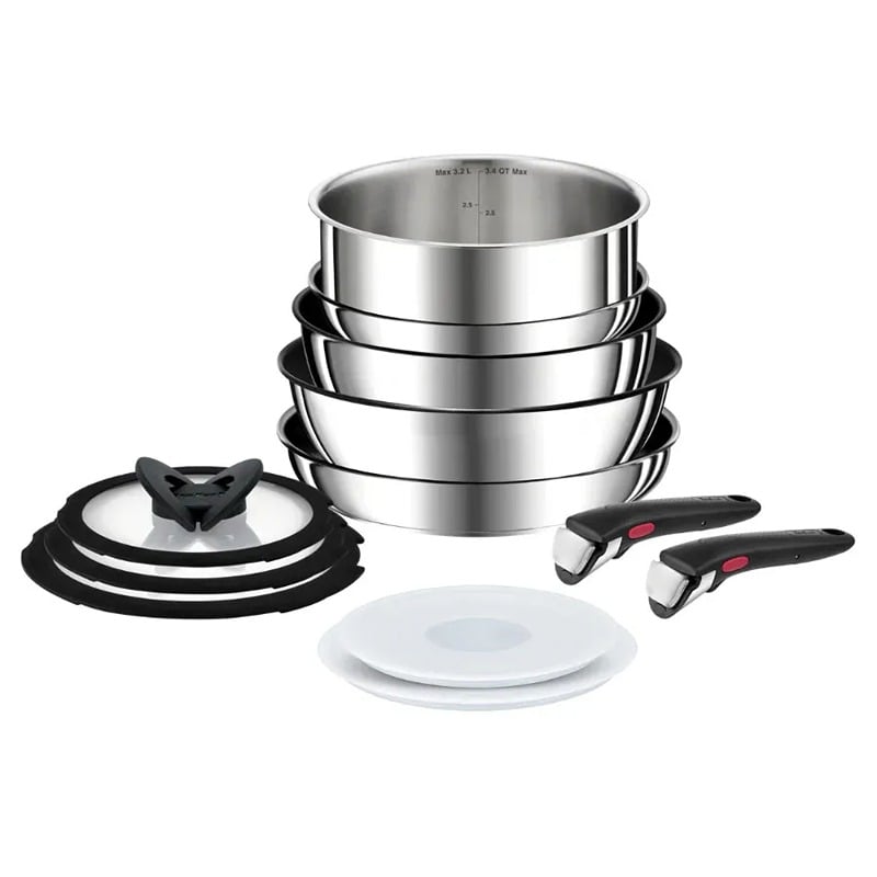 Tefal L9739053 Ingenio Preference Induction Stainless Steel 12pc Set