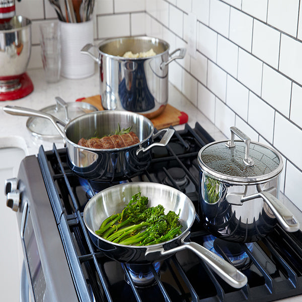 KITCHENAID STAINLESS STEEL CASSROLE WITH GLASS LID 16CM