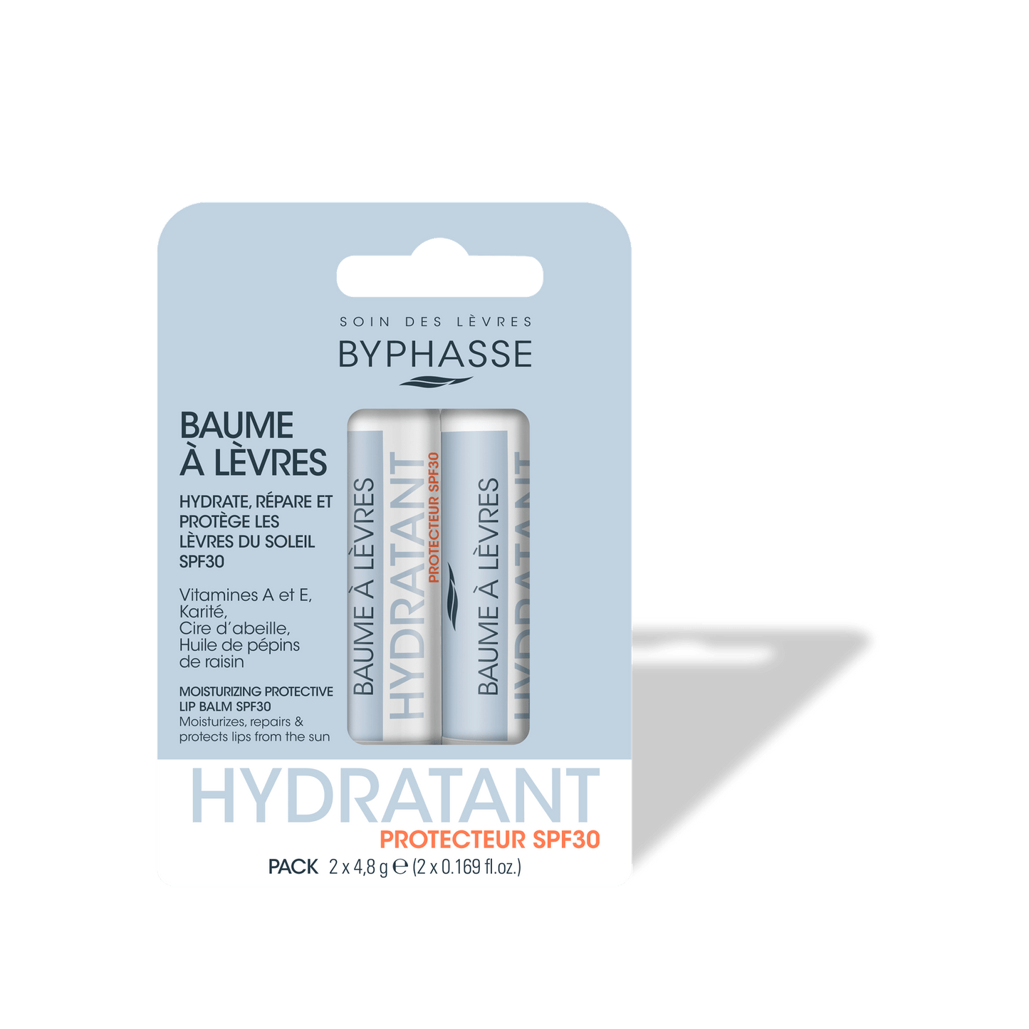 Byphasse x2 Lip Balm hydratant protecteur SPF30