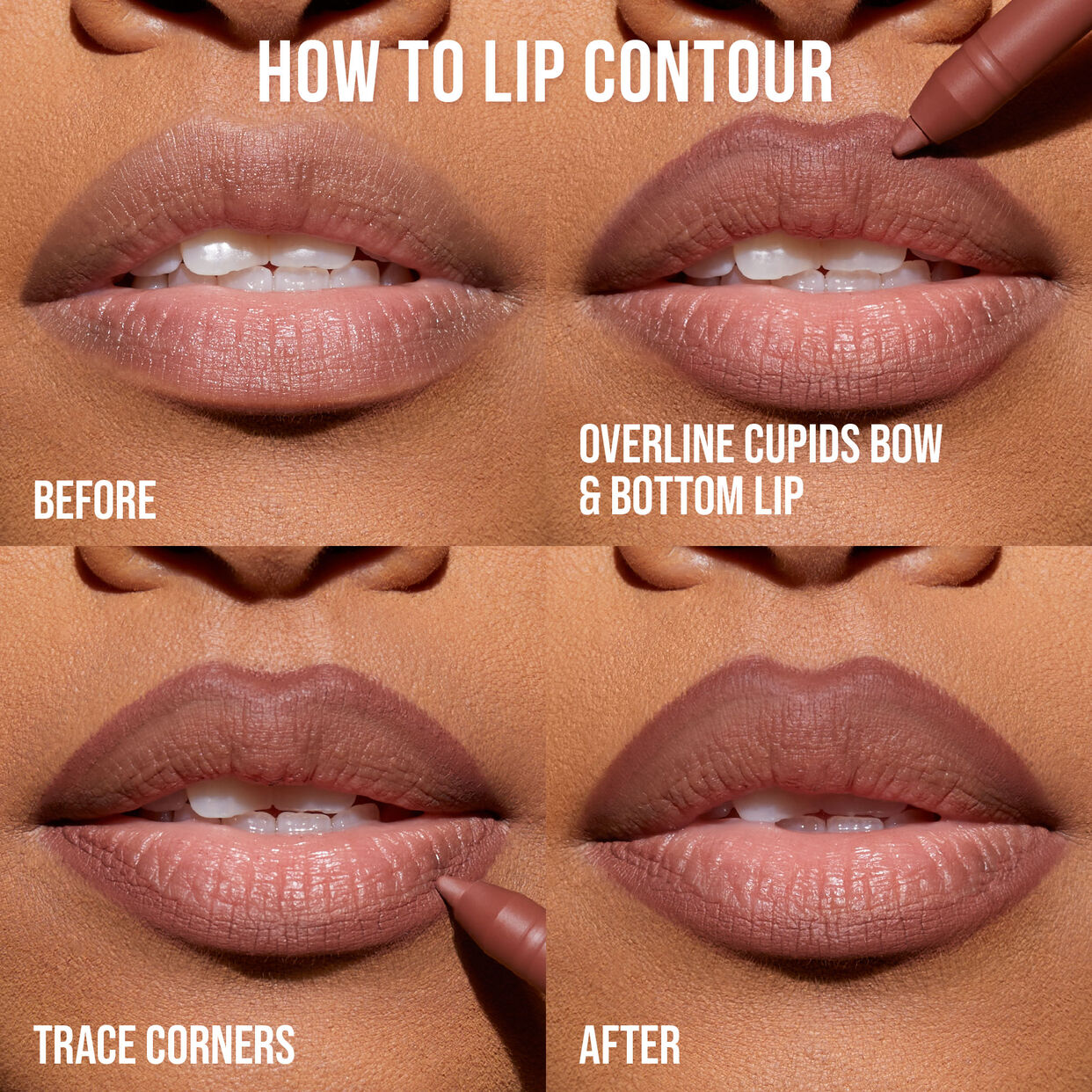 Huda Beauty Lip Contour Mini Duo Blushed Pinks Lipliners