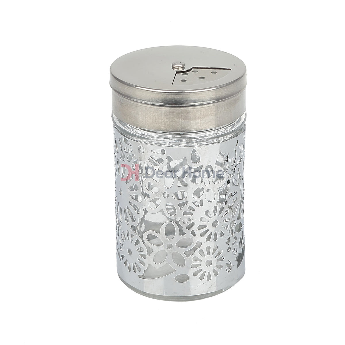 Stainless Flower 9 Pcs Spice Set + Stand