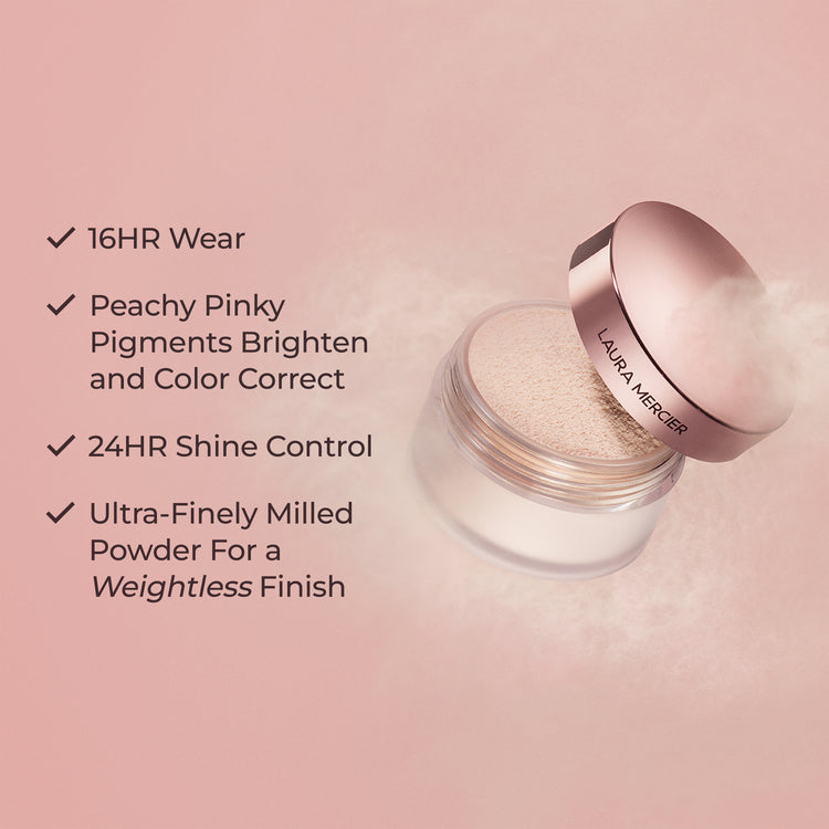 Laura Mercier Pink Translucent Loose Setting Powder in Tone-Up