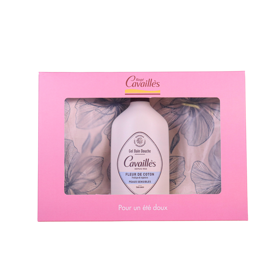 Roge Cavailles Bath and Shower Gel Cotton Flower Set