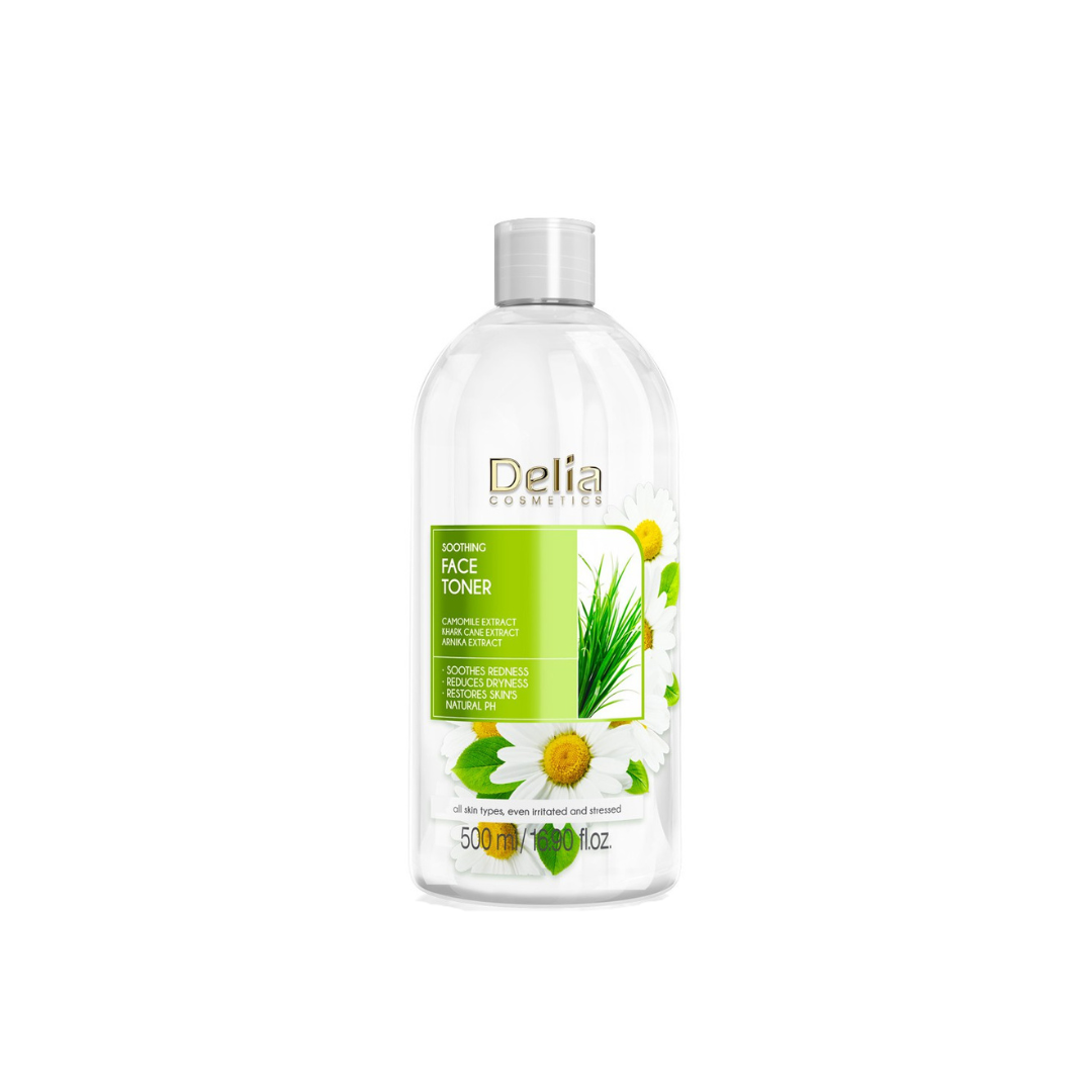 Delia Soothing Camomile Extract Face Toner 500ml - Medaid