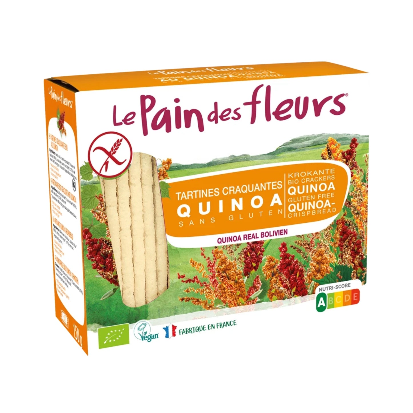 Organic Gluten Free Quinoa Crispbread (Best Before 28/03/2025) - Medaid International