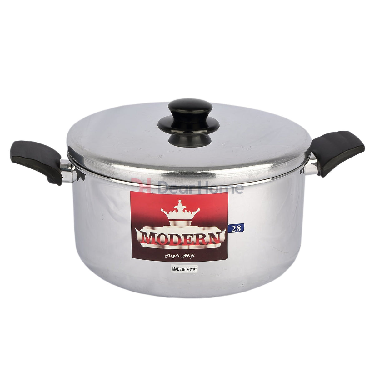 Modern Aluminium 28Cm Pot With Lid