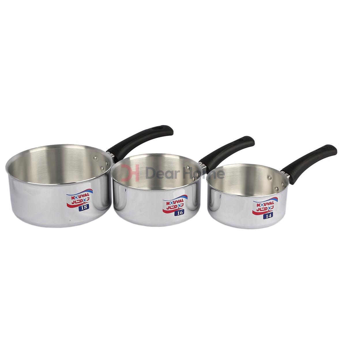 Modern Casserole Set 14/16/18Cm