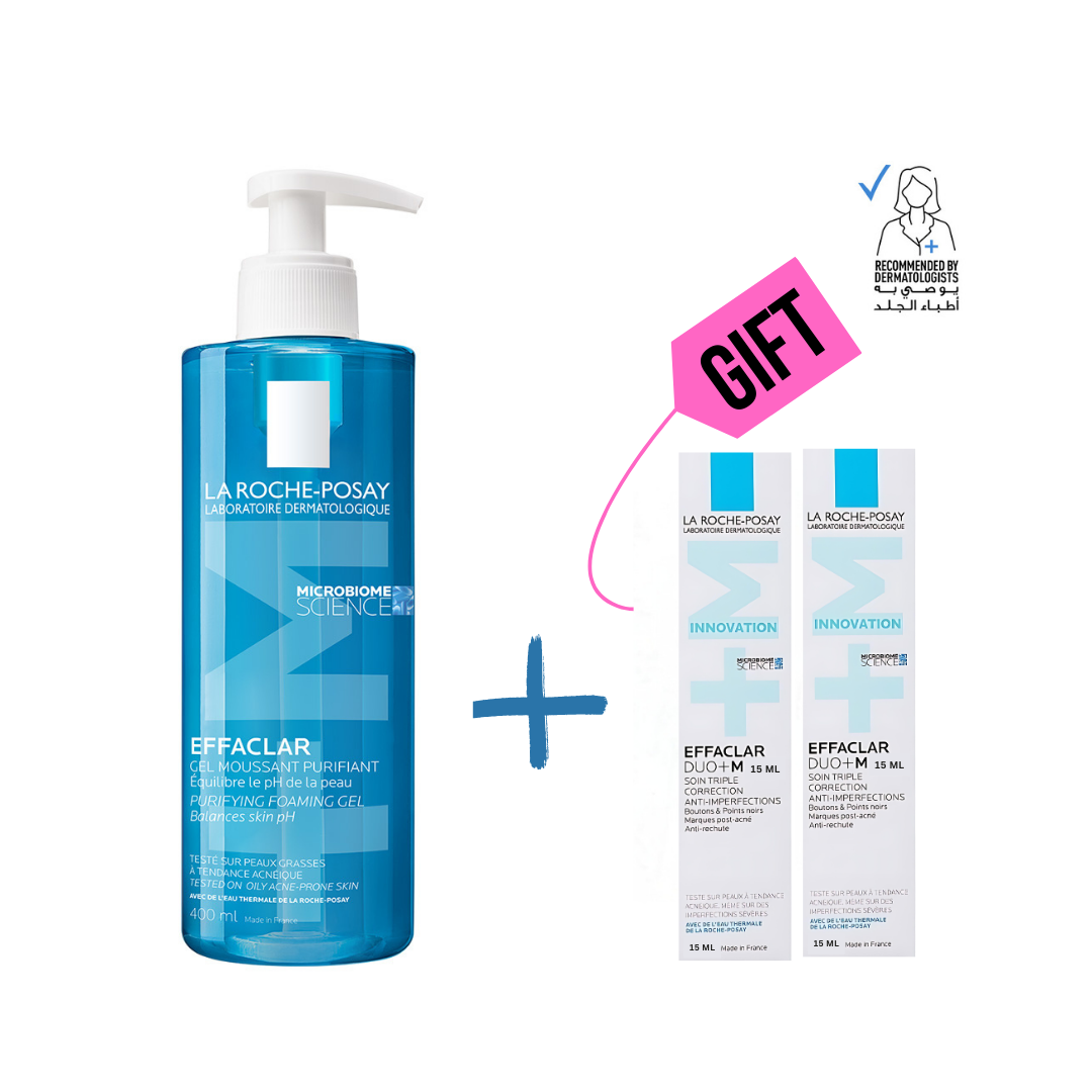 Effaclar Acne Foaming Cleansing Gel + 2 Mini Effaclar Duo+M 15 ml - Medaid