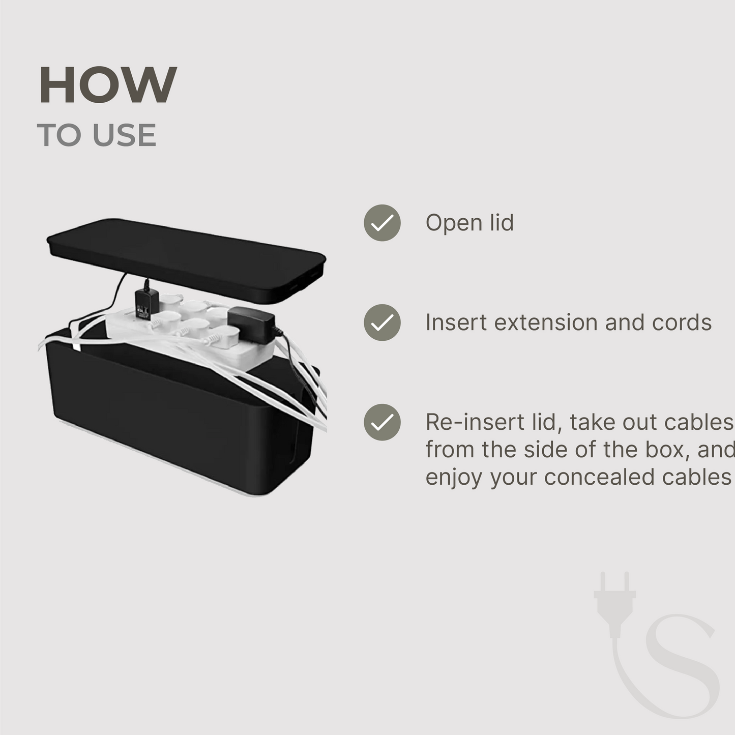 Monochrome Cable Box