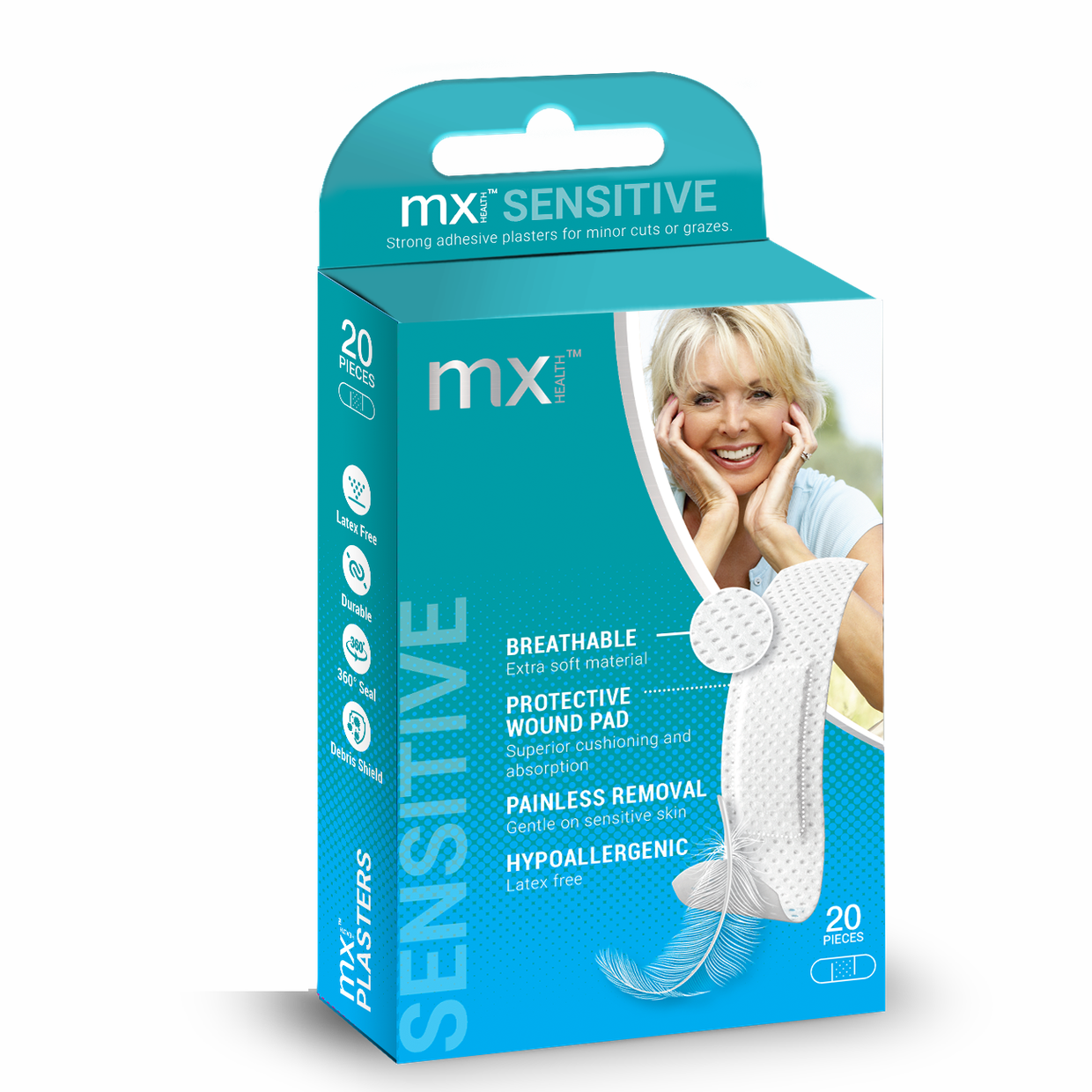 Medinox Mx76107 Sensitive Plaster 20S - Medaid International