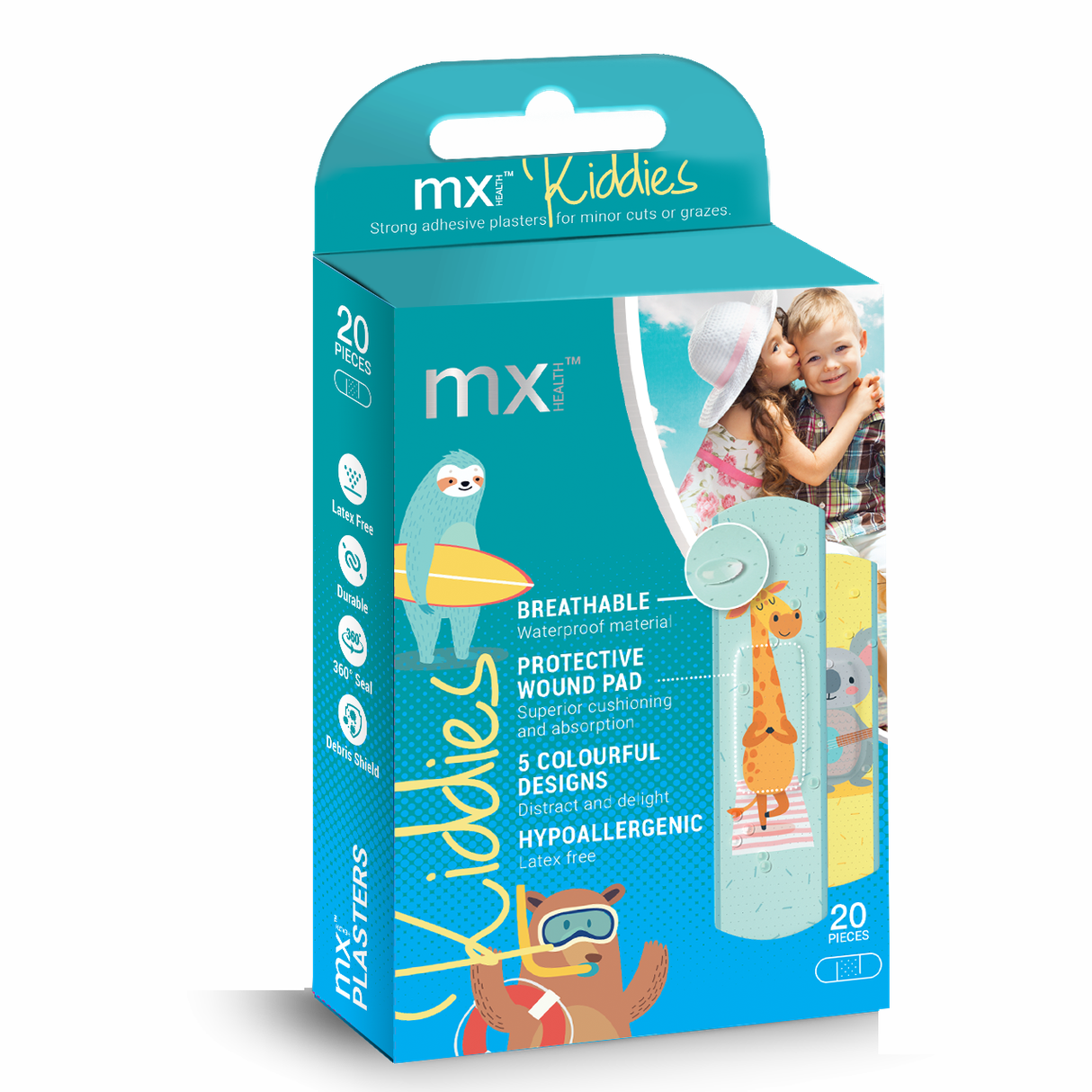 Medinox Mx76114 Kids Warerproof Plaster 20S - Medaid International