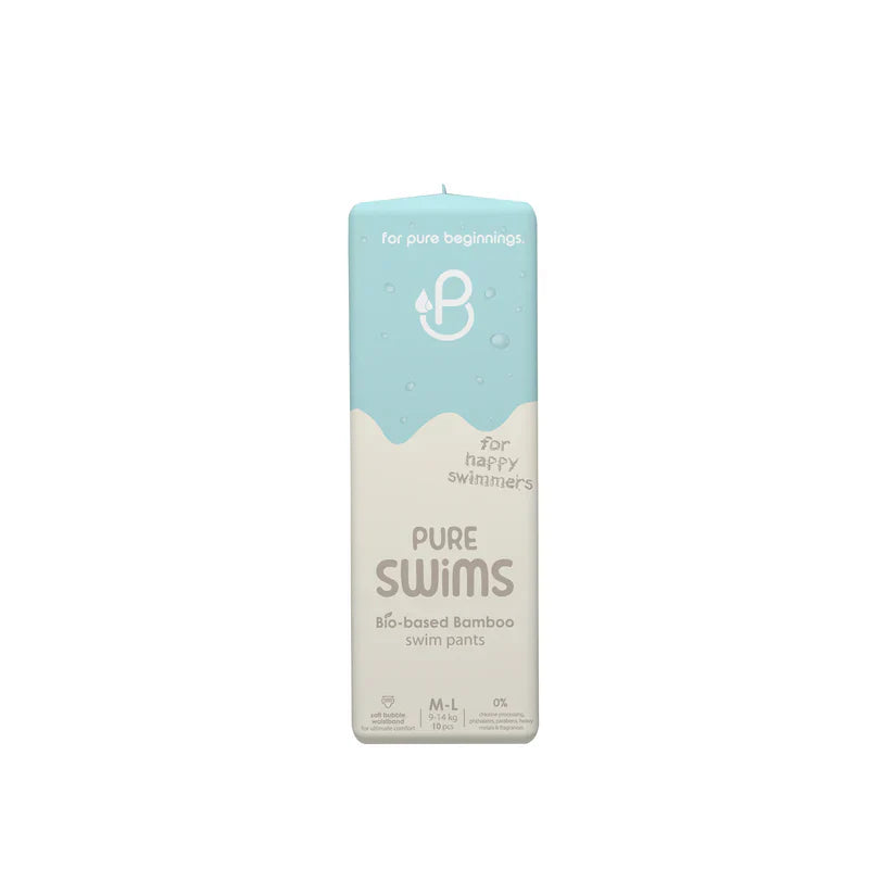 Pureborn - Bamboo Baby Swim Pants - Soft ,Breathable & Skin Safe - Swim Diapers