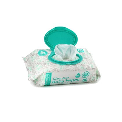 Infantino - Ultra Soft Baby Water Wipes Pack of 3 - 80pcs
