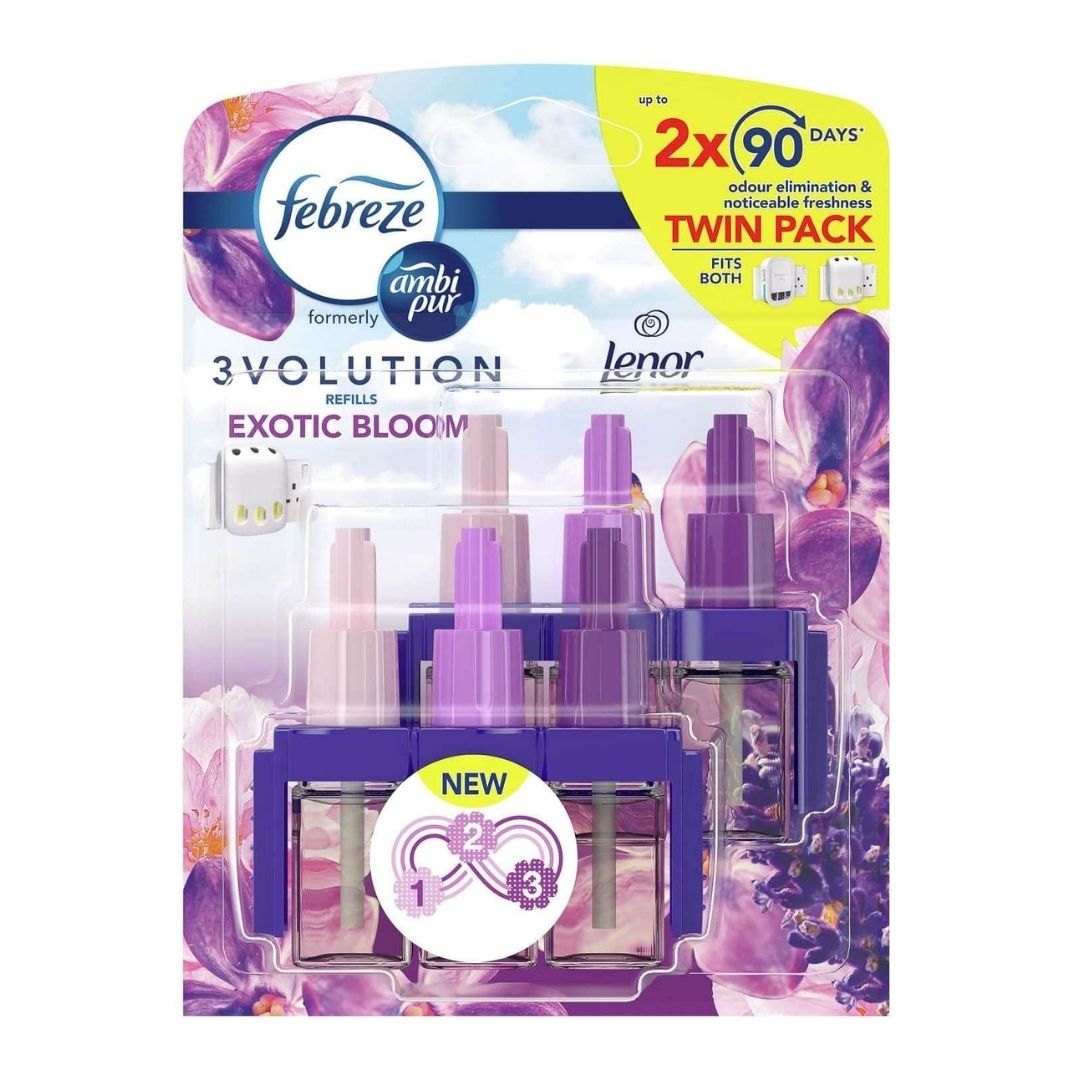 Febreze 3Volution Refill Twin Exotic Bloom 2x20ml - Medaid International