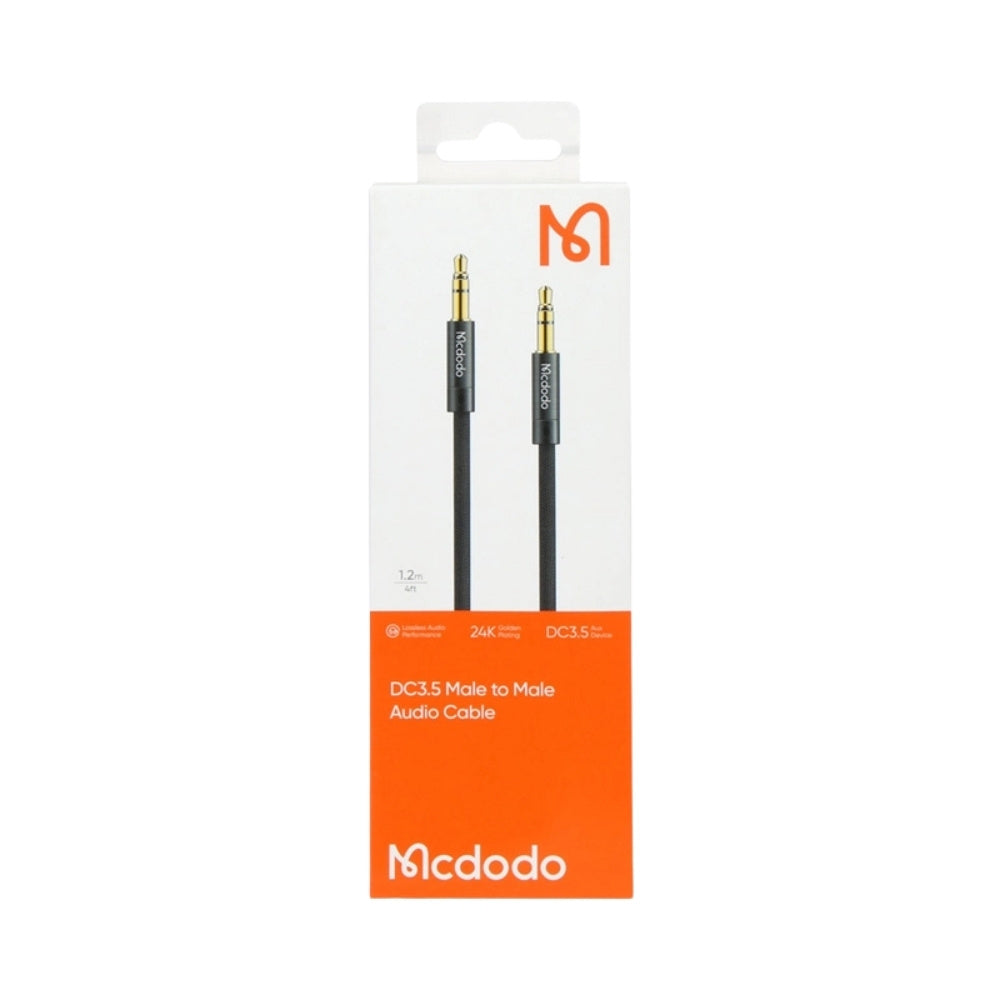 Mcdodo 3.5mm Male to Male Audio AUX Cable (1.2m)