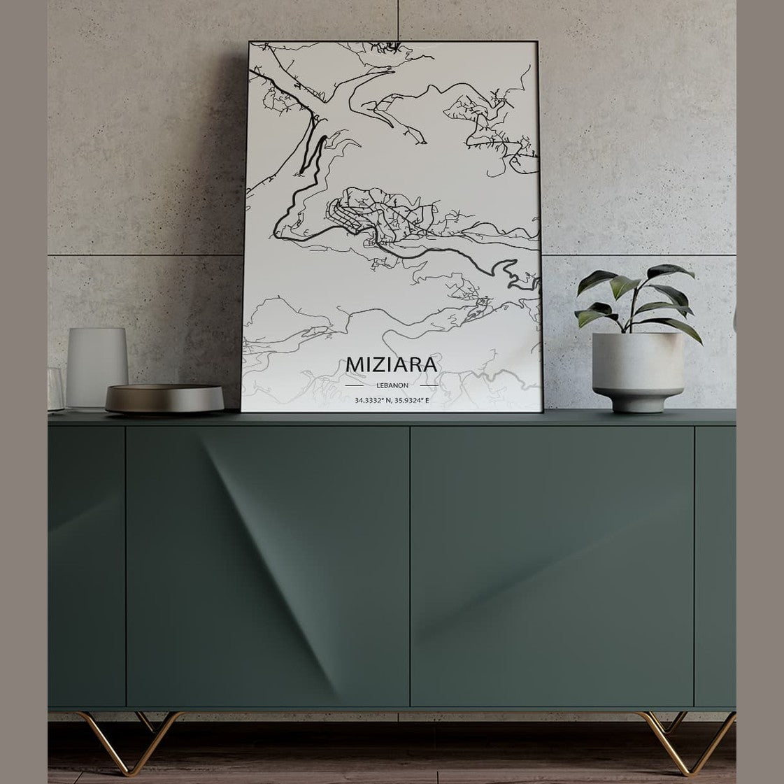 Sook's Miziara Map Poster