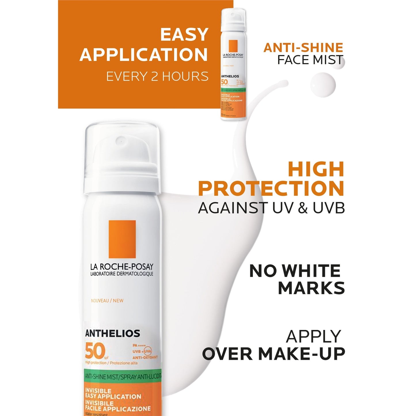 La Roche-Posay Anthelios anti-shine mist SPF 50+ 75ml