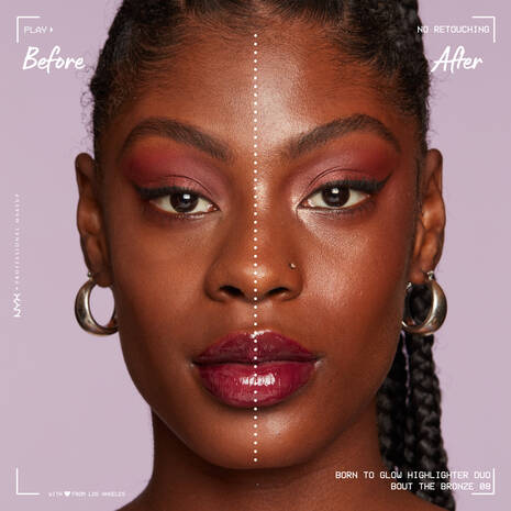Nyx Professional Makeup Born To Glow Icy Highlighter Duo