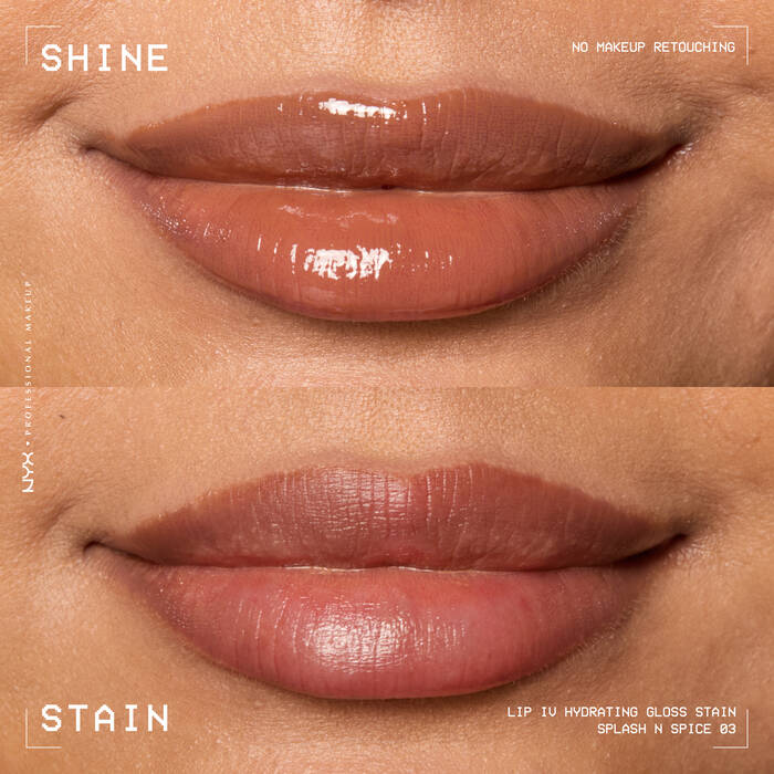 NYX LIP I.V HYDRATING GLOSS SERUM - SLPASH N SPICE -