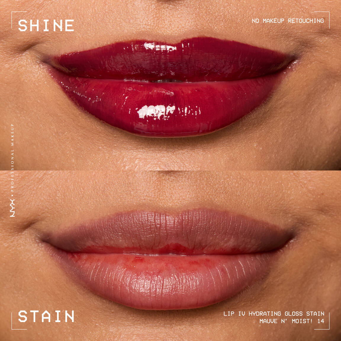 NYX LIP IV HYDRATING GLOSS SERUM - MAUVE N MOIST!