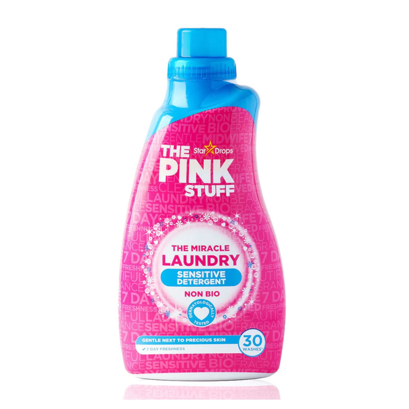 The Pink Stuff - The Miracle Laundry Sensitive Detergent - Non Bio - 30 Wash - Medaid International