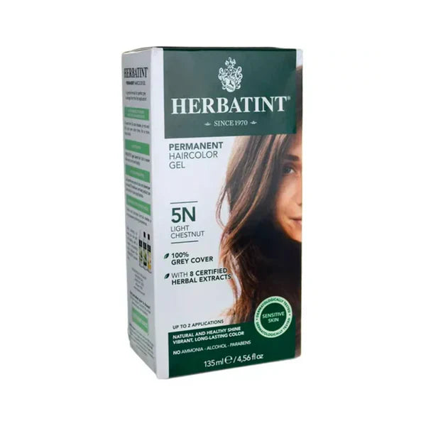 Herbatint Permanent Herbal Hair Color Gel 135 ML 5N