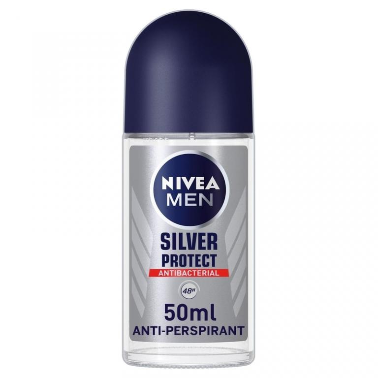 Nivea Men Roll On (Imported) - silver protect 50ml - Medaid - Lebanon