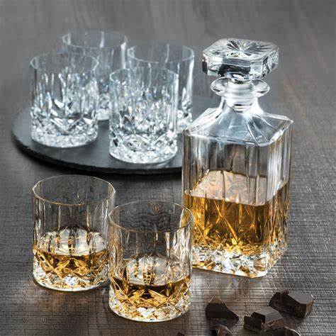 RCR opera whisky set (decanter+6 DOF tumblers)