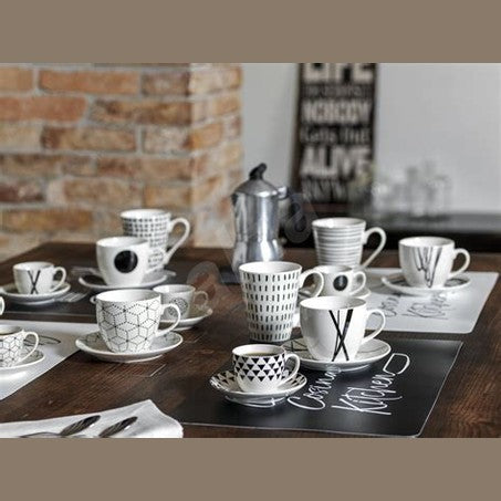 Metropol Graphic Tea Set of 6pcs - 20cl