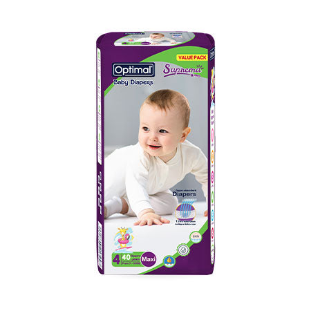 Baby Diapers 4 (7-18Kg)-40pcs Maxi