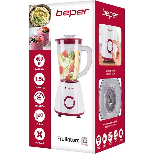 1.5L Plastic Blender 1.5L & 2 Speeds & Pulse Function - Medaid International