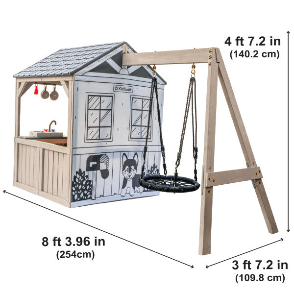 Savannah Swing Playhouse By Kidkraft - Medaid International