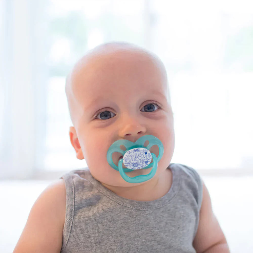 Dr. Browns Advantage Pacifiers Blue 6-18 Months Soothers