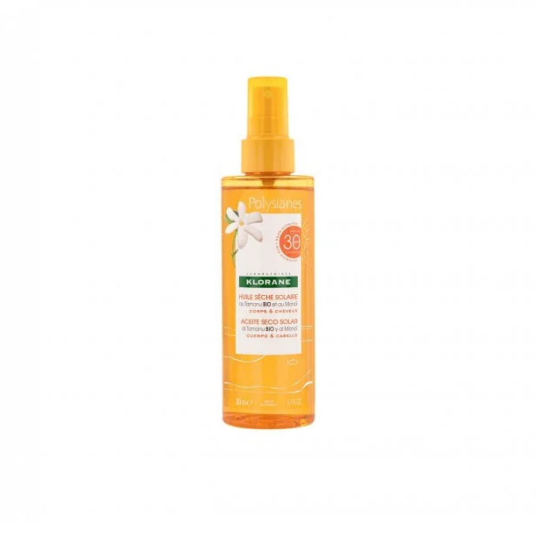 Klorane Polysianes Solar Dry Oil Spf 30 200ml - Medaid International
