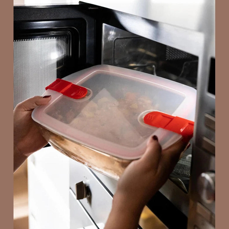 Pyrex, Cook & Heat Glass Rectangular Dish With Lid, 1.1L