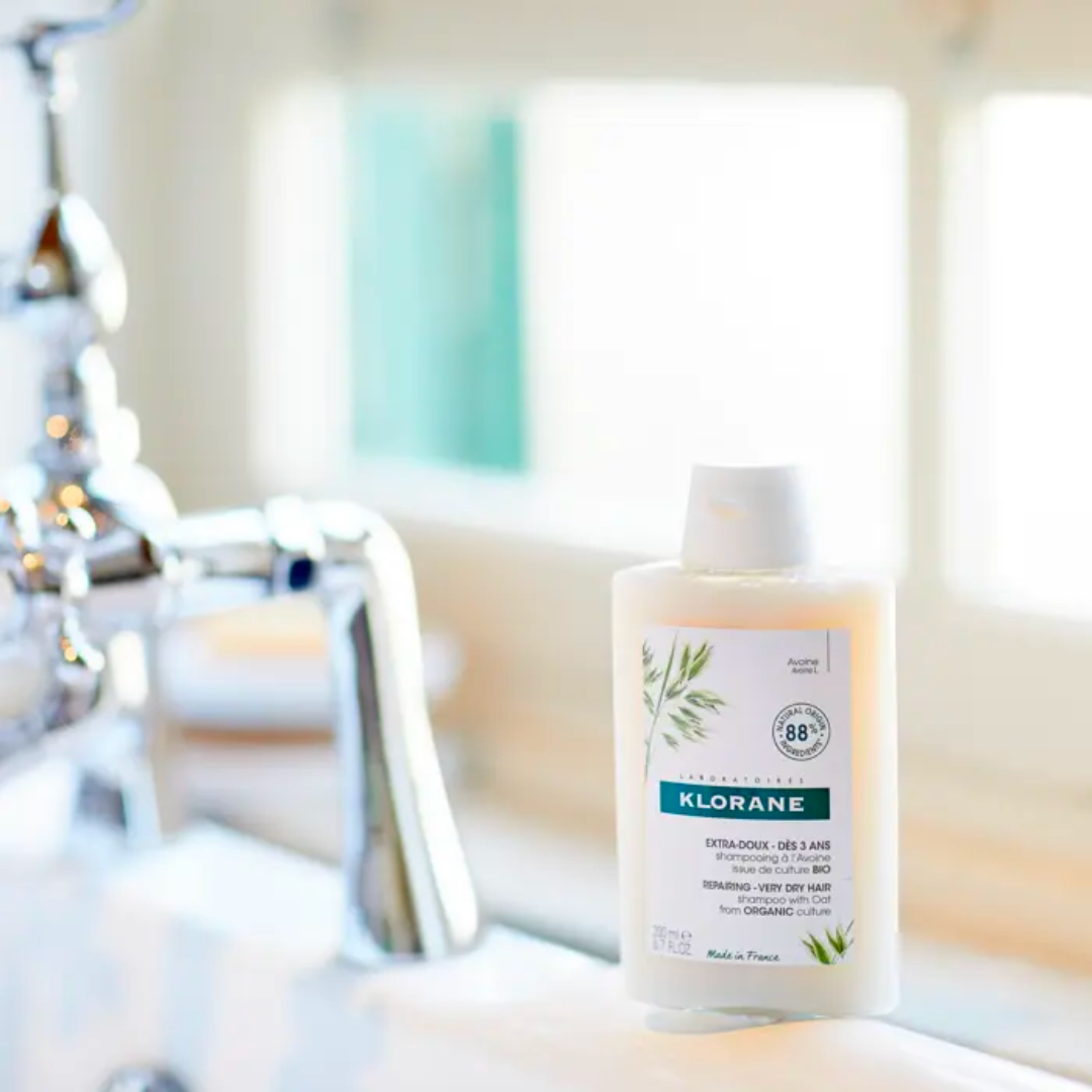 Klorane Shampoo With Oat Milk For All Hair Types 400ml