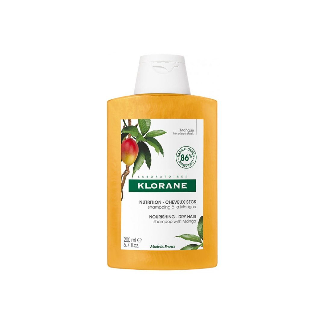 Klorane Shampoo With Mango Butter For Dry Hair 200ml - Medaid International