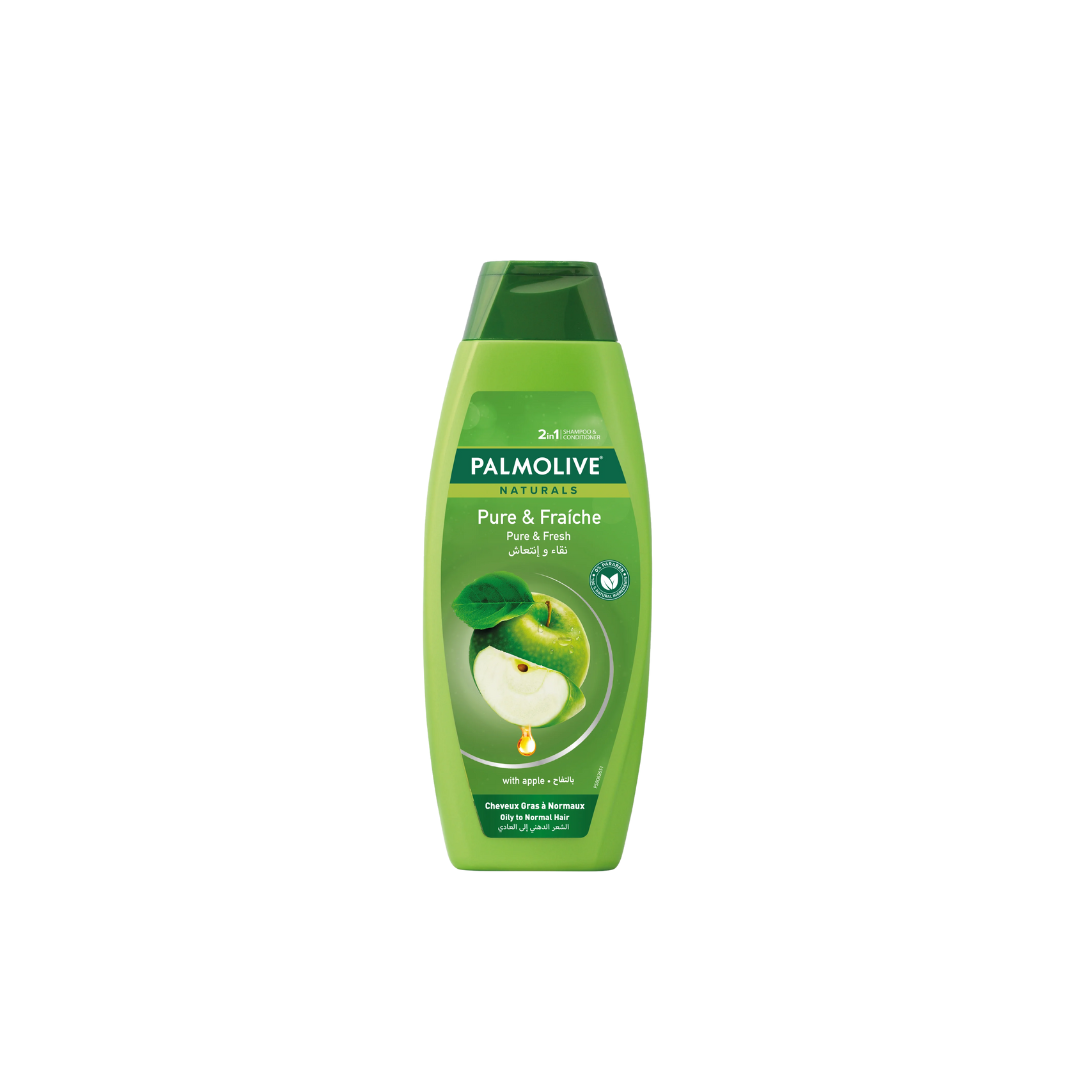 Palmolive Shampoo Pure & Fresh for Oily to Normal Hair with Apple