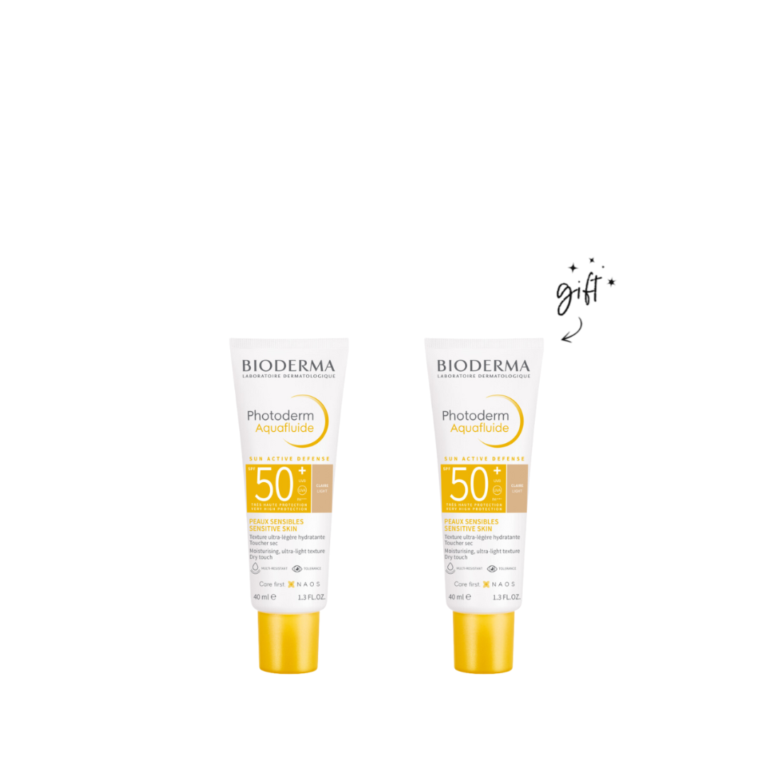 Bioderma Photoderm Aquafluid Tinted Spf 50+ Buy 1 Get 1 Bundle
