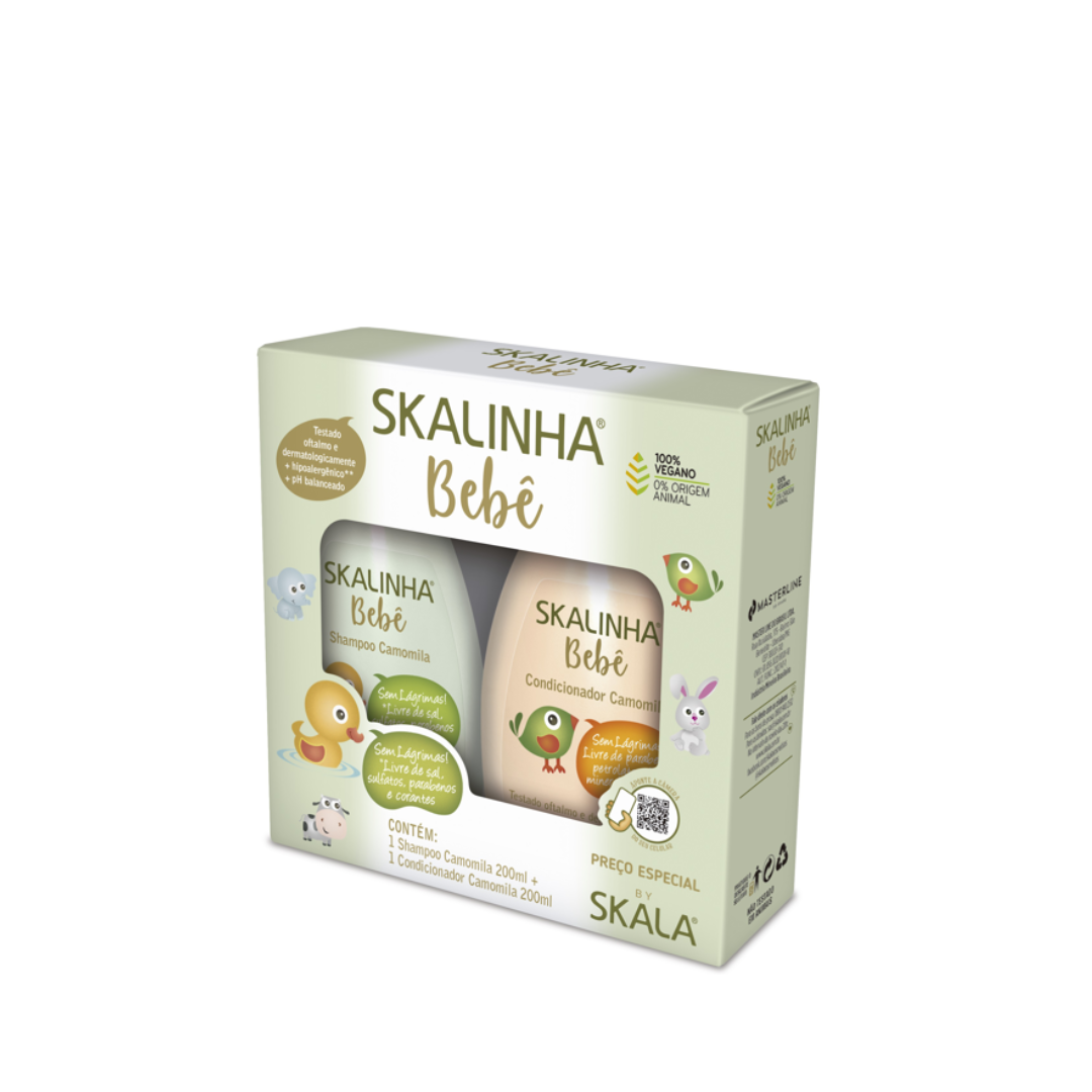 Skala Expert Camomila Skalinha Bebe Shampoo and Conditioner Kit - Medaid International
